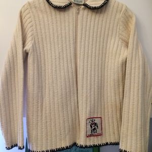 Girls size L 100% cotton sweater